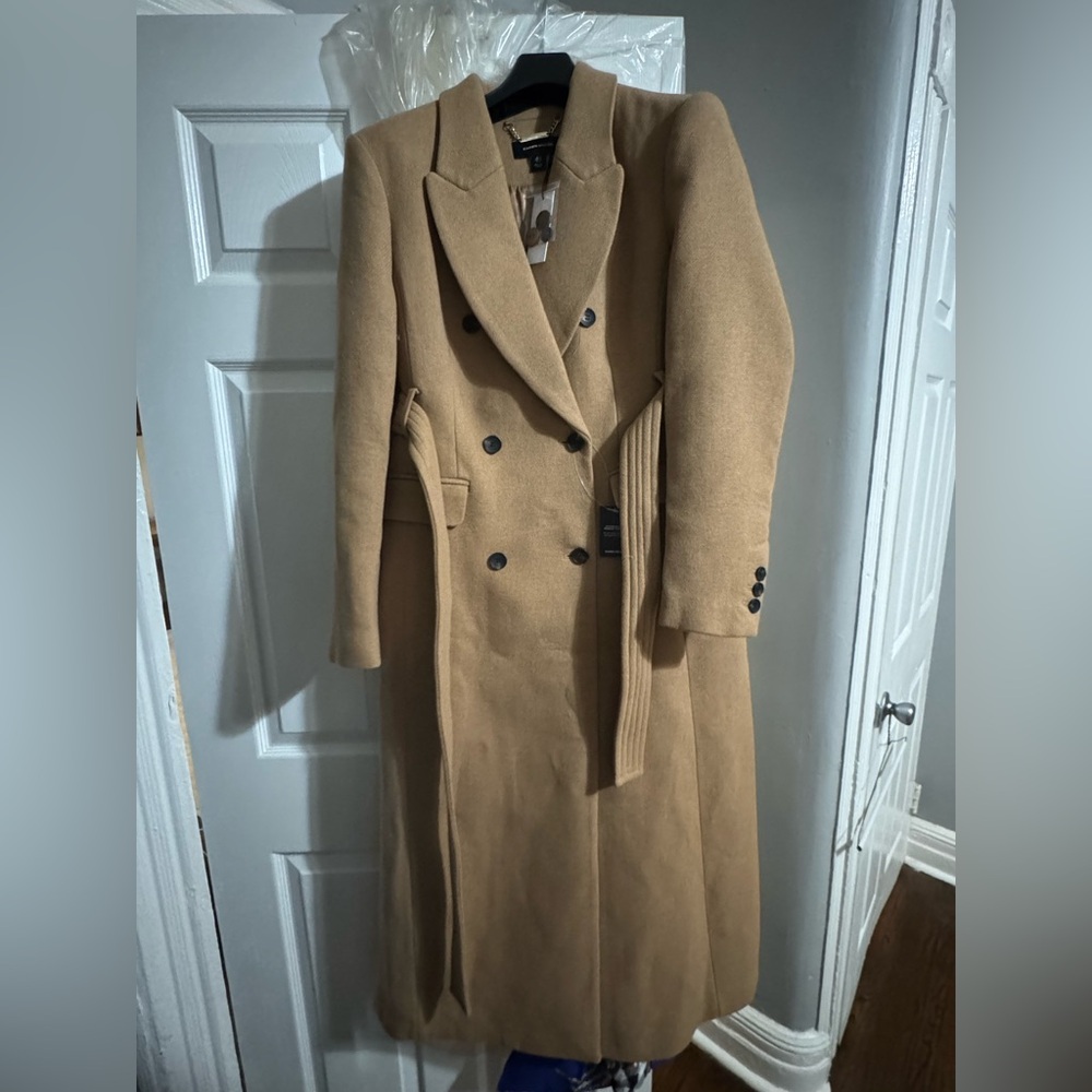 Karen Millen Tan Wool Coat